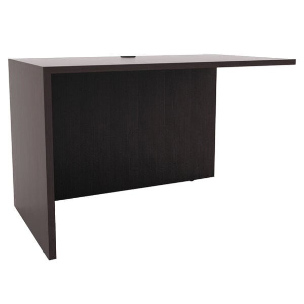 An Alera Valencia espresso return/bridge shell with a white background