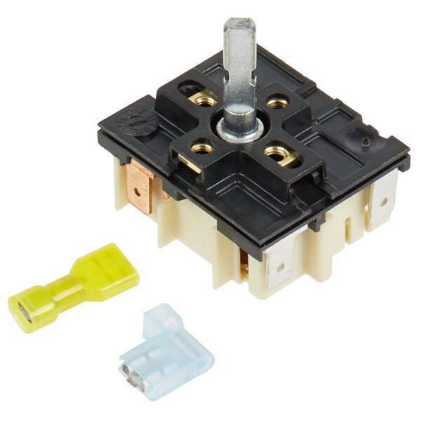 A Nemco thermostat with a yellow connector on two wires.