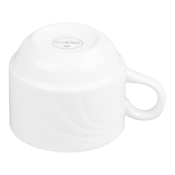 Libbey Elan 8.5 oz. Royal Rideau White Porcelain Stacking Cup - 36/Case