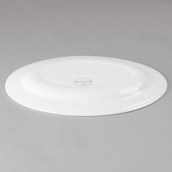 A white Libbey Royal Rideau porcelain platter.