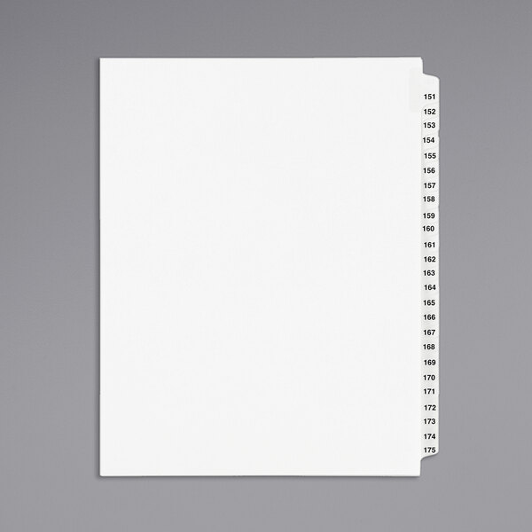 thumbnail image 2 of Avery Legal Side Tab Divider, Title: A-Z, Letter, White, 1 Set - Sam's Club 2 of 10