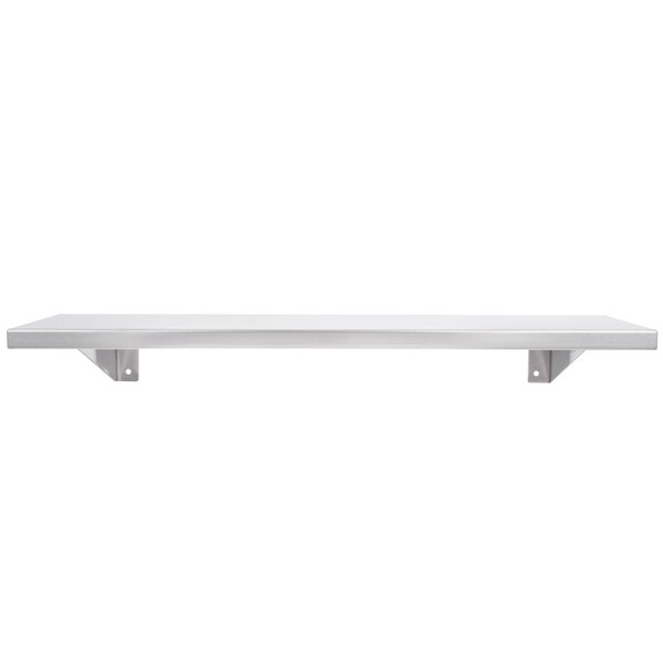 Bobrick B298 x 24 Stainless Steel Shelf with Satin Finish 24" x 8"