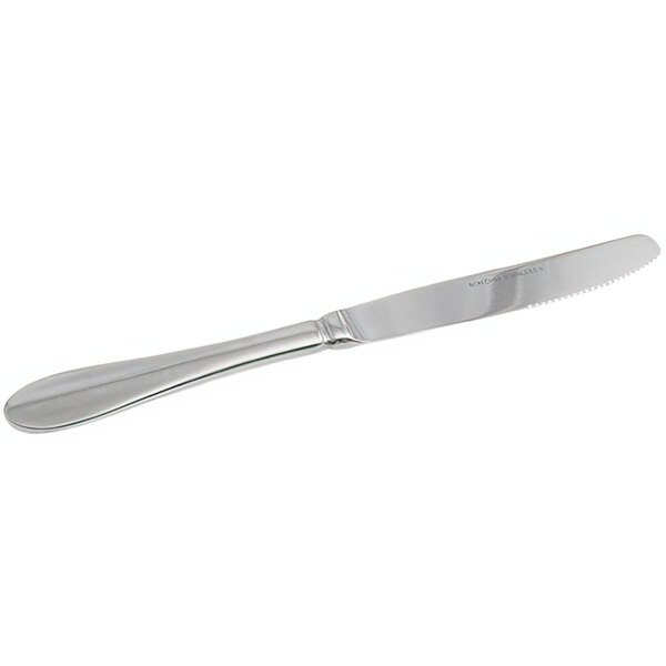 A Bon Chef stainless steel dinner knife with a solid handle.
