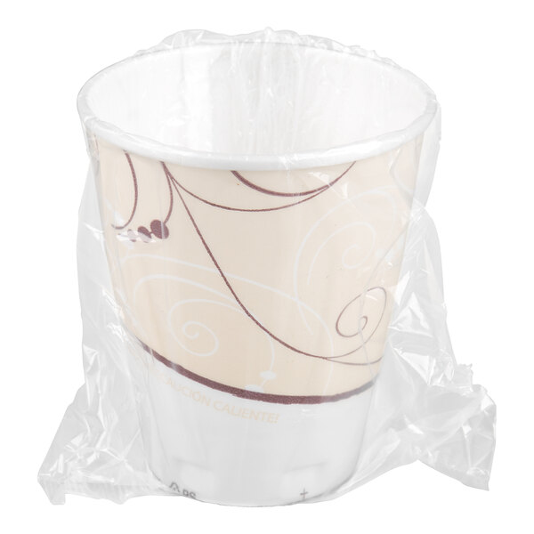 Solo WX9-J8002 Trophy Plus Hotel and Motel 9 oz. Individually Wrapped Foam Cup - 900/Case