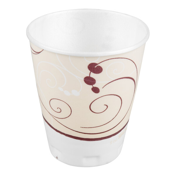 Solo WX9-J8002 Trophy Plus Hotel and Motel 9 oz. Individually Wrapped Foam Cup - 900/Case