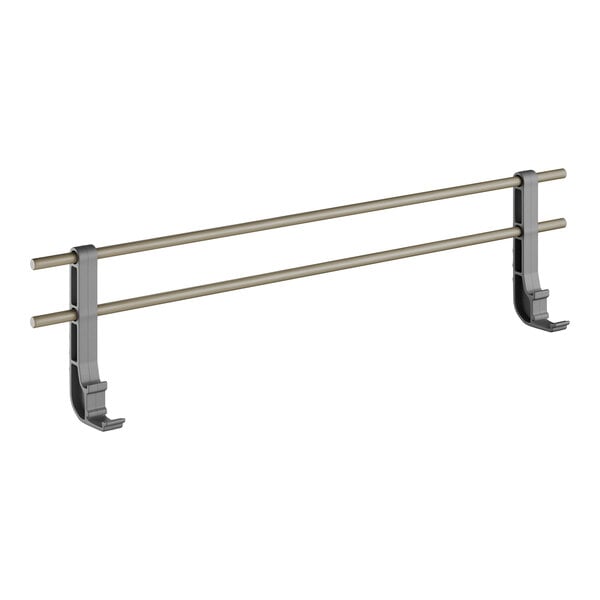 A metal bar with two metal rods.