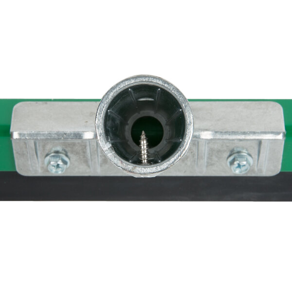 The metal screw on the Unger AquaDozer floor squeegee.