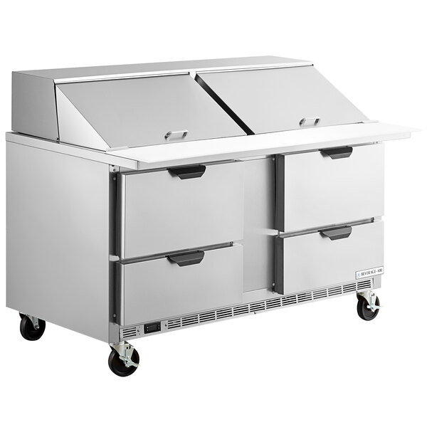 a large stainless steel food warmer
