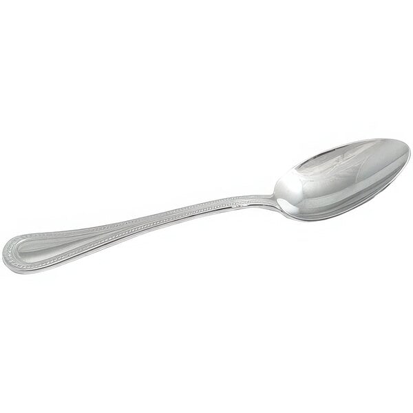 A Bon Chef stainless steel spoon with a handle.