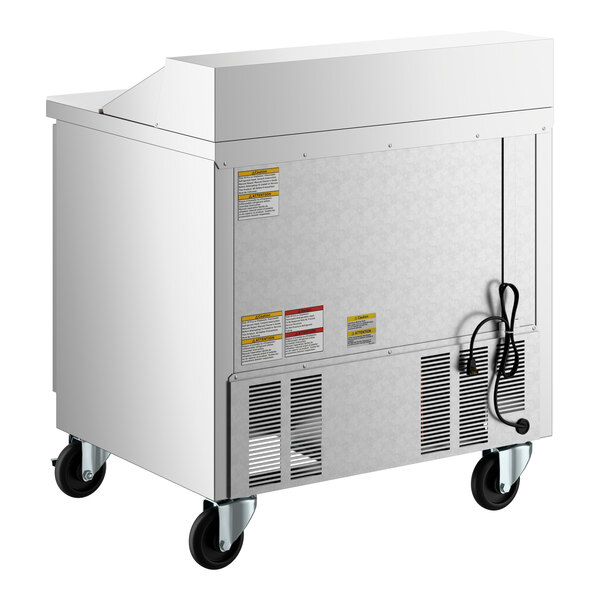 Beverage-Air SPE36HC-10 Elite Series 36" 2 Door Refrigerated Sandwich Prep Table