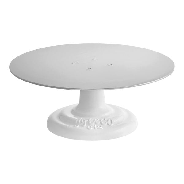 Ateco 612 12" Revolving Cake Turntable / Stand with Cast Iron Base and Aluminum Top