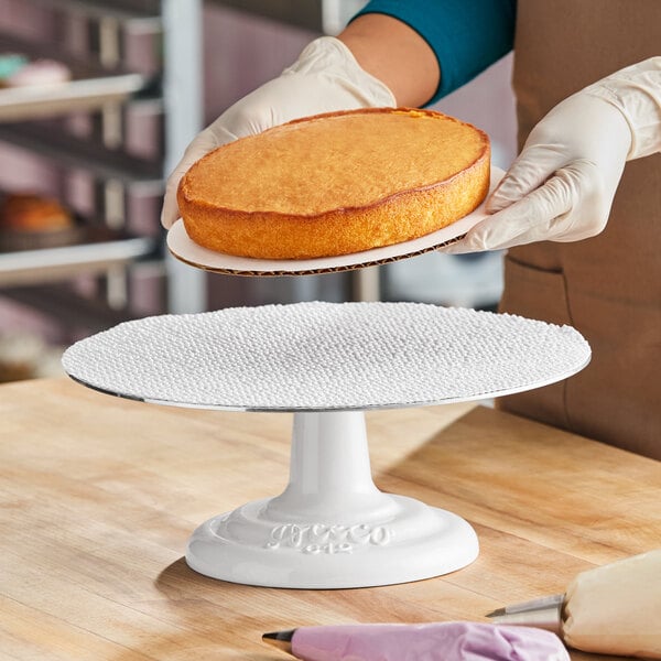 Ateco 612 12" Revolving Cake Turntable / Stand with Cast Iron Base and Aluminum Top