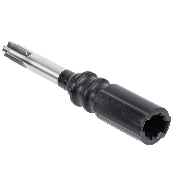 A black and silver Waring adjustable / reversible disc stem.