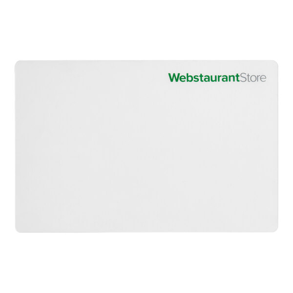 WebstaurantStore 11 1/2" x 7 1/2" Flexible Cutting Board Mat with Logo - 2/Pack