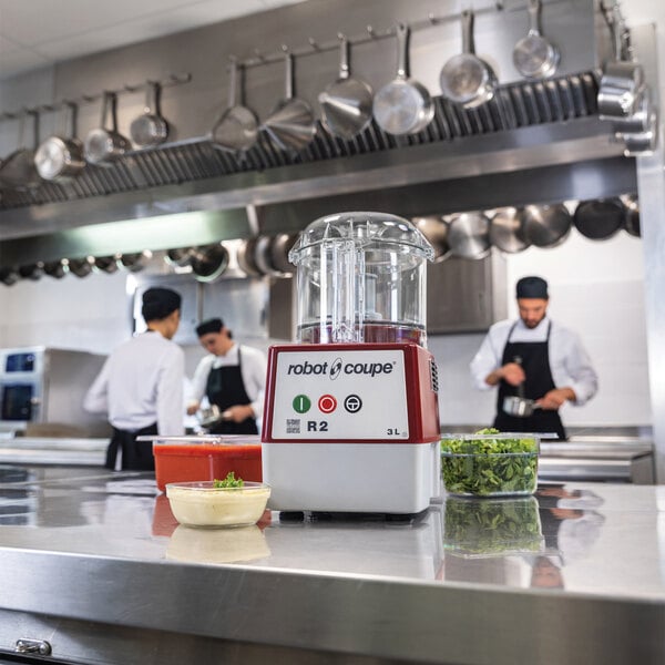Robot Coupe R2BCLR 3 Qt. / 3 Liter Clear Batch Bowl Food Processor - 1 hp