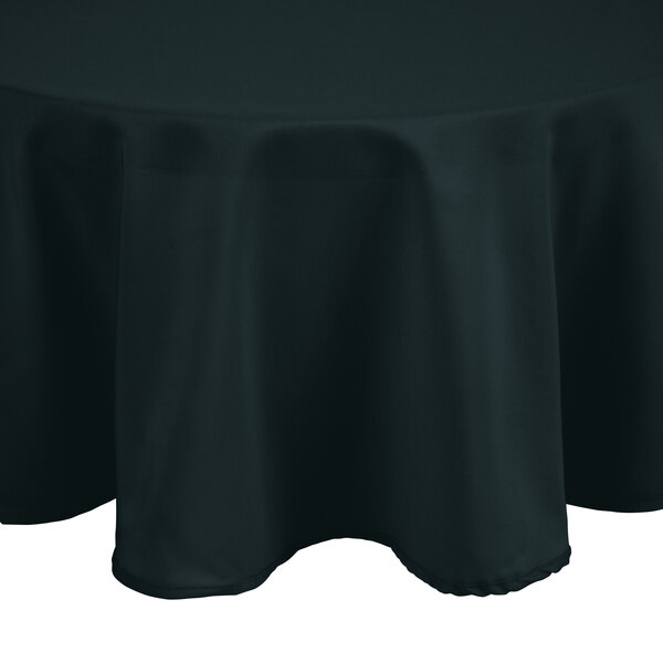 Polyester Hemmed Cloth Table Cover, 120 Round Table Cloths
