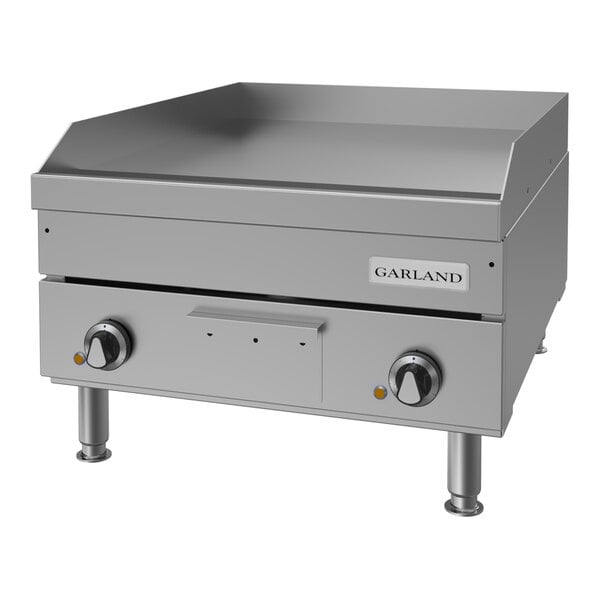Garland E24-24G 24" Heavy-Duty Electric Countertop Griddle - 208V, 3 Phase, 8 kW