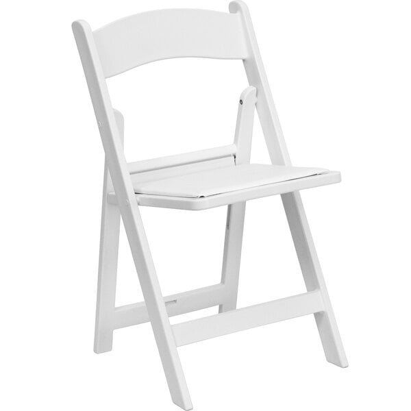 white plastic fold up chairs