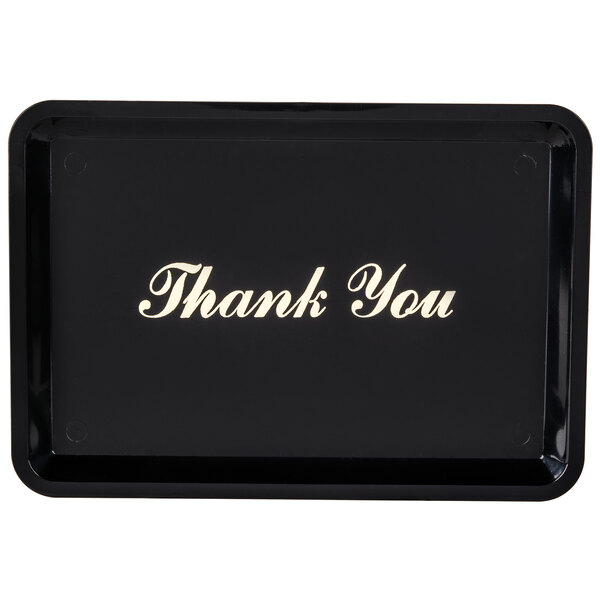 Restaurant Equipment Gold Imprinted New Thank You Check Bill Tip Tray Lot 