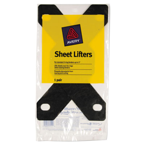 Avery® Triangle Shaped Sheet Lifter for Three-Ring Binder 077711752252 Black
