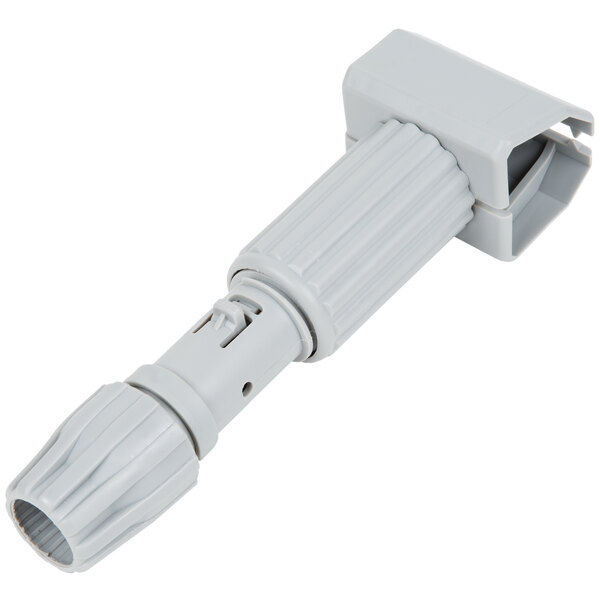 A grey plastic Unger SmartColor string mop holder with a plastic tube and nozzle.