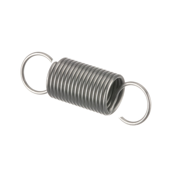 A close-up of a Lancer Chute Spring, a metal coil with a wire ring.