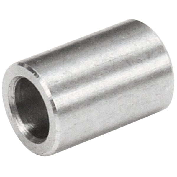 A silver Champion Pivot Tube with a threaded nut on one end.