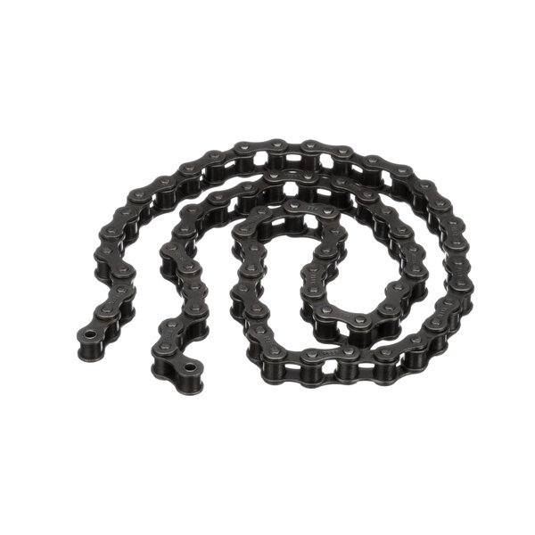 A Middleby Marshall roller chain with two holes on it.