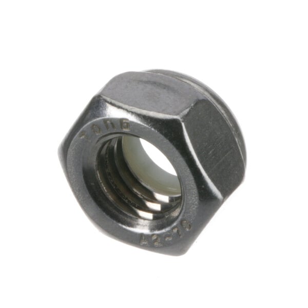 A close-up of a Meiko hex nut.