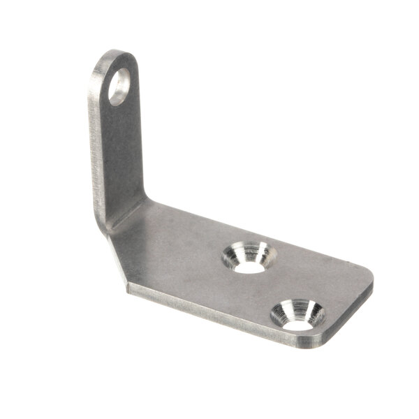 a metal corner with holes