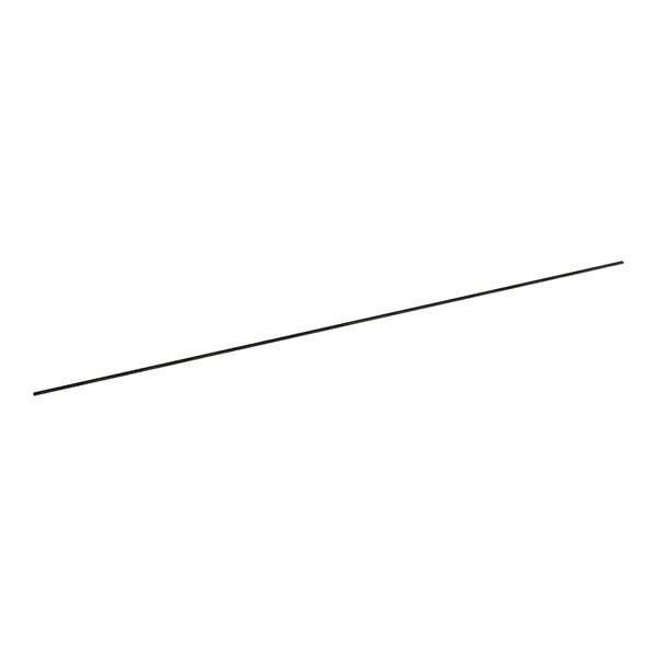 A black line drawing of a long black stick.