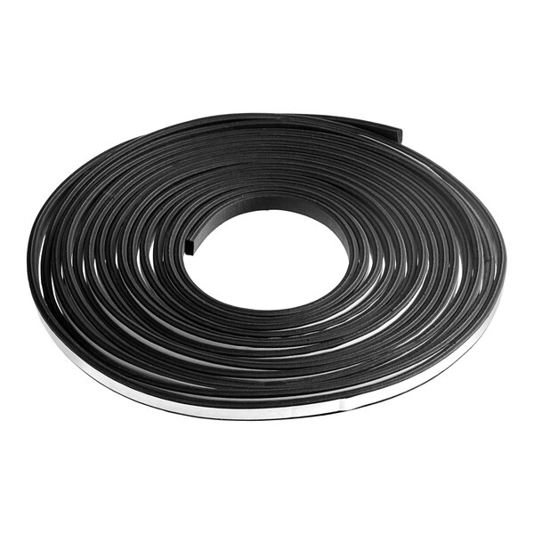 A roll of black rubber tape.