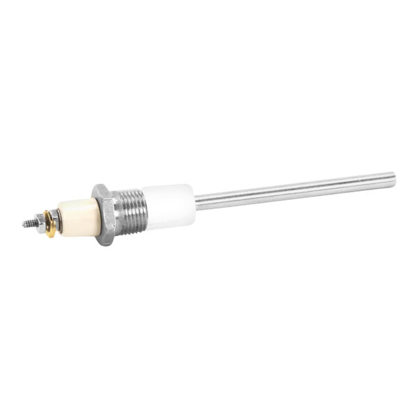 A metal and ceramic high-level probe used in commercial kitchen equipment.