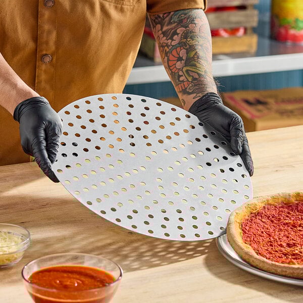 American Metalcraft 18914P 14" Perforated Pizza Disk