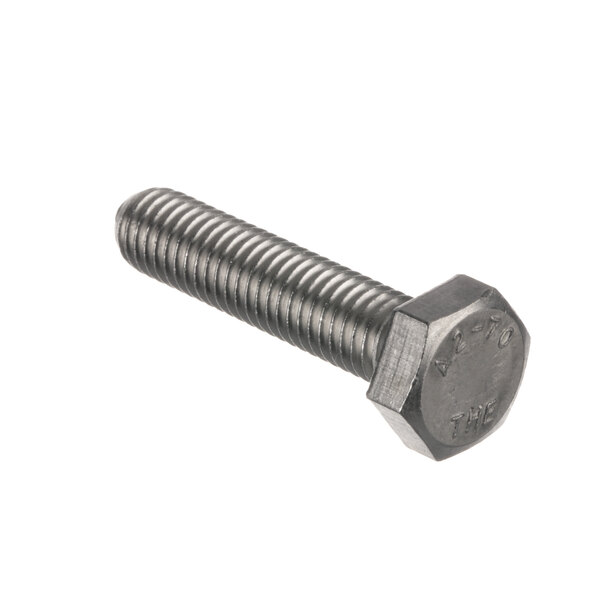 a close-up of a bolt