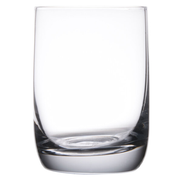 A clear Stolzle shot glass.