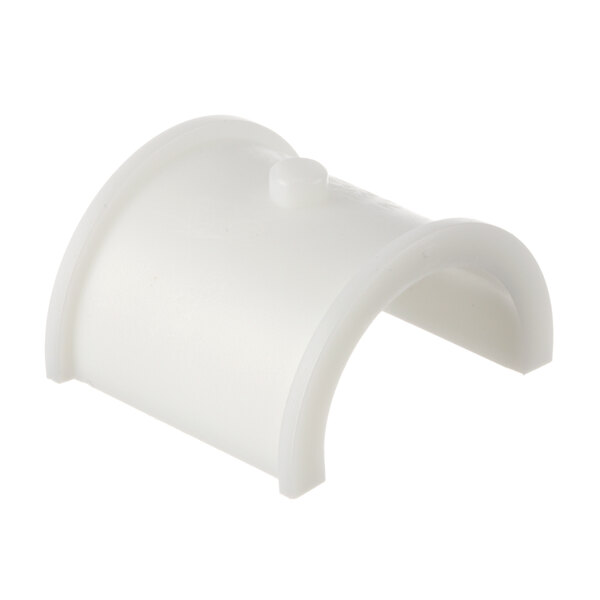 A close-up of a white plastic pipe with a white cap.