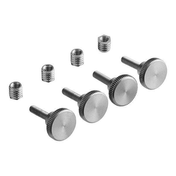 A Hamilton Beach thumb screw kit with four screws and nuts.