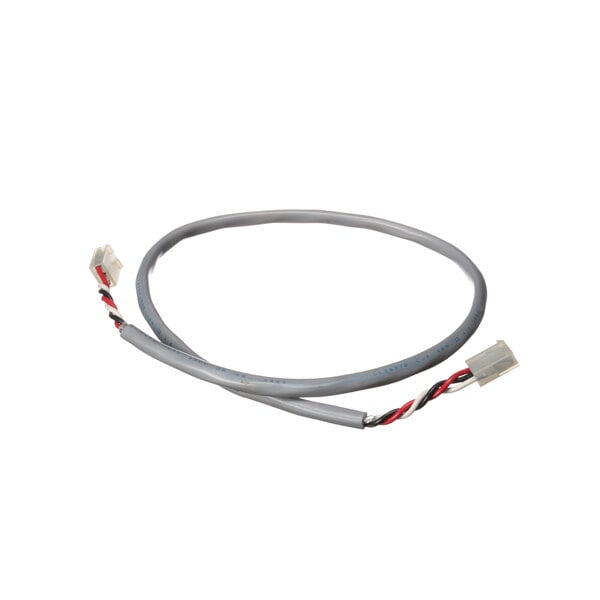 A Lincoln cable with two wires and a connector.