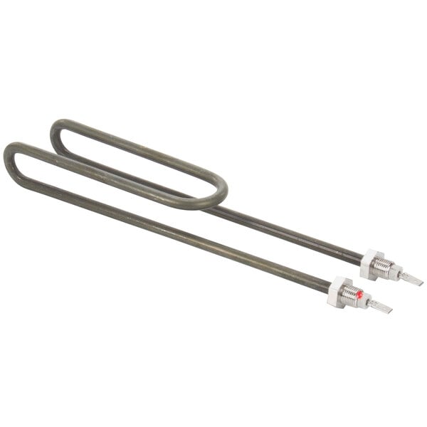 A pair of metal Bloomfield heating elements.