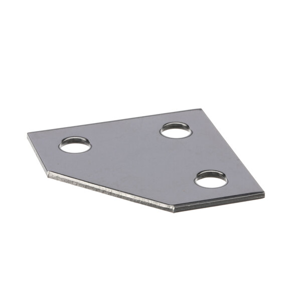 a metal plate with holes