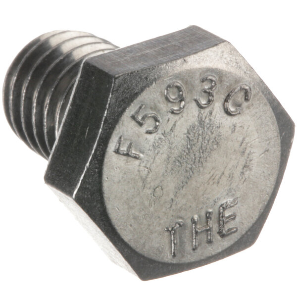 A close-up of a Stero 0P-674444 fastener screw with the number 5 on it.