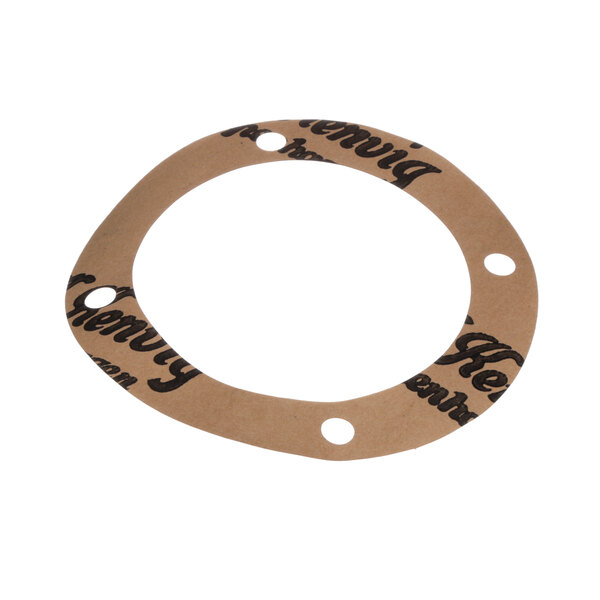 A brown Varimixer gasket with black text on a white background.