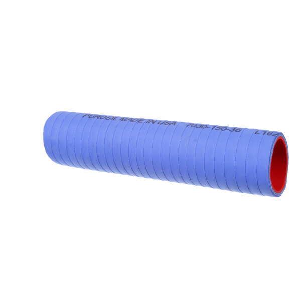 A blue Jackson Top Wash hose with a red end.