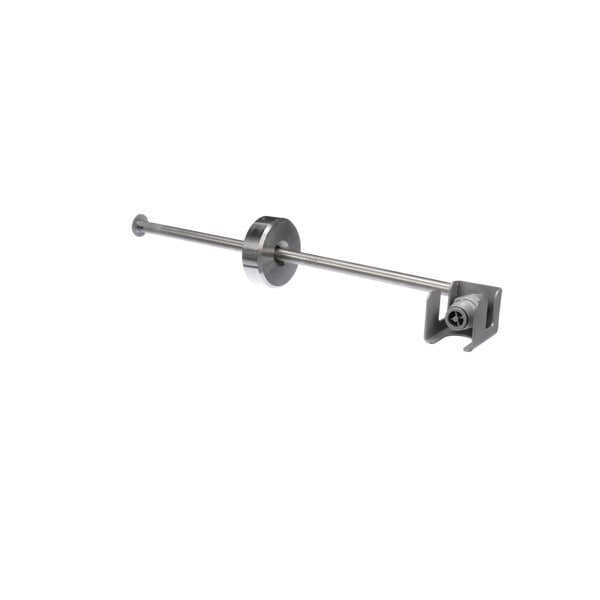 A metal rod with a round metal object on the end.