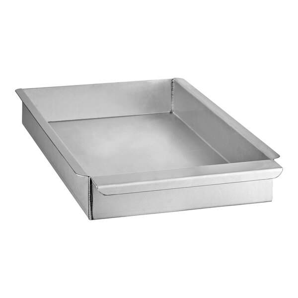 An American Range rectangular metal grease box with a lid.