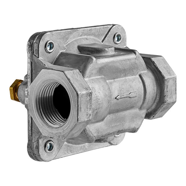 A US Range pressure regulator with a threaded nut.