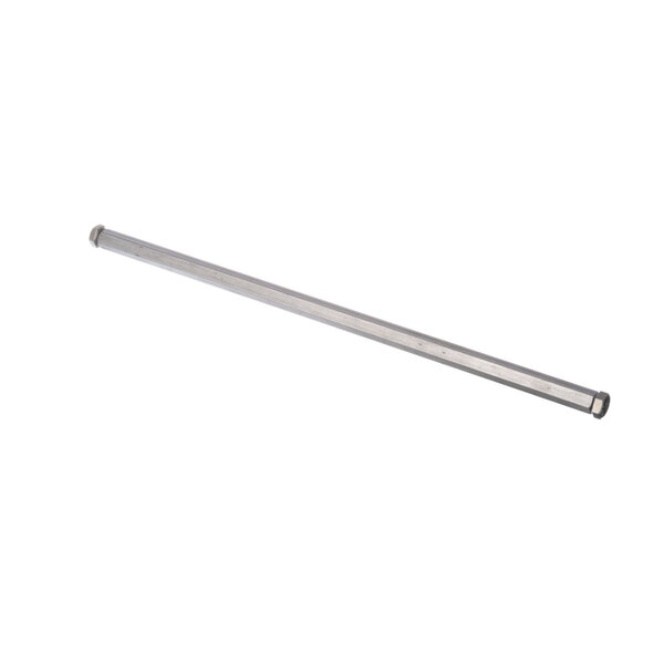 long metal bar with screws