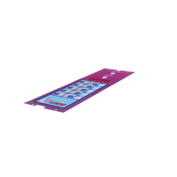 a close-up of a purple box