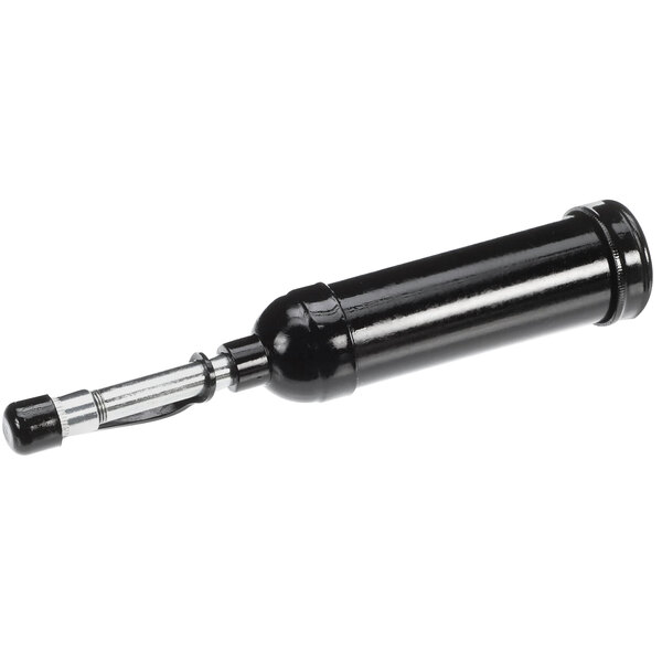 A black and silver bottle of Varimixer grease with a metal cap.